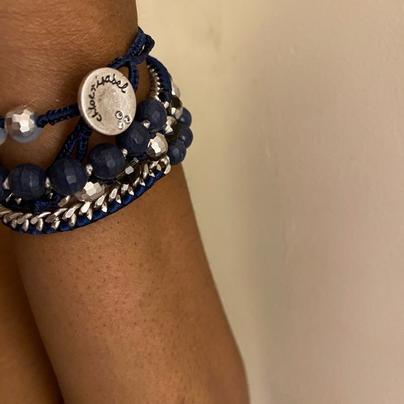 ‼️SOLD‼️💙🤍WRAP BRACELET🤍💙 - Picture 3 of 6